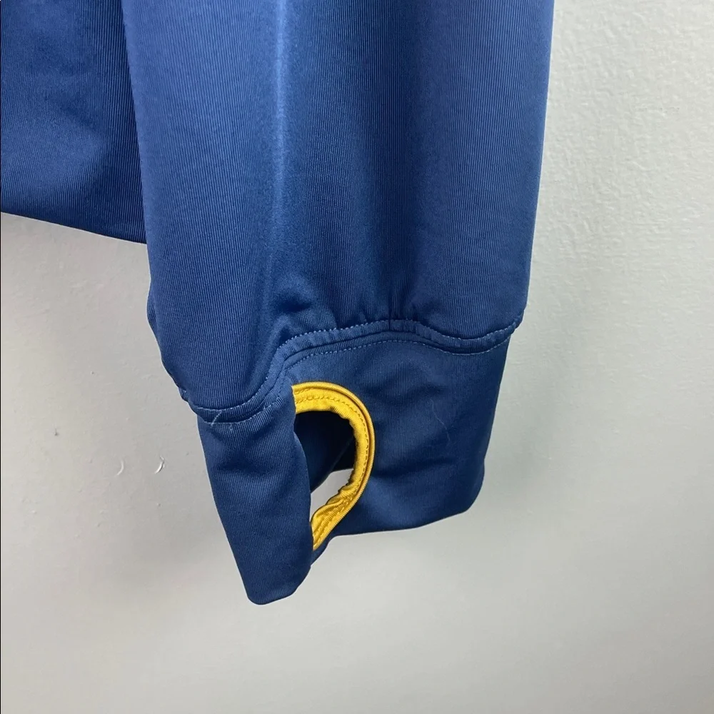 Disney Blue and Yellow Mickey Track Jacket Size XL